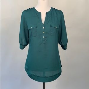 41 Hawthorne Green Pullover Blouse